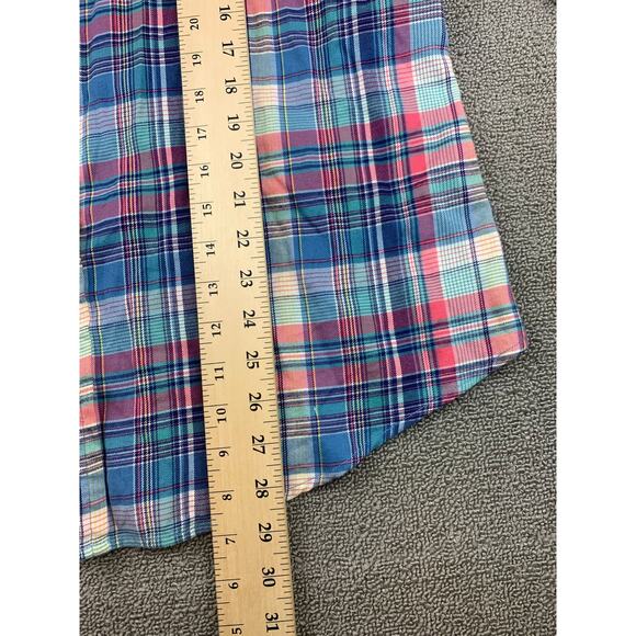 Polo Ralph Lauren Men Large Red Multi Color Plaid Cotton Flannel - Picture 7 of 9